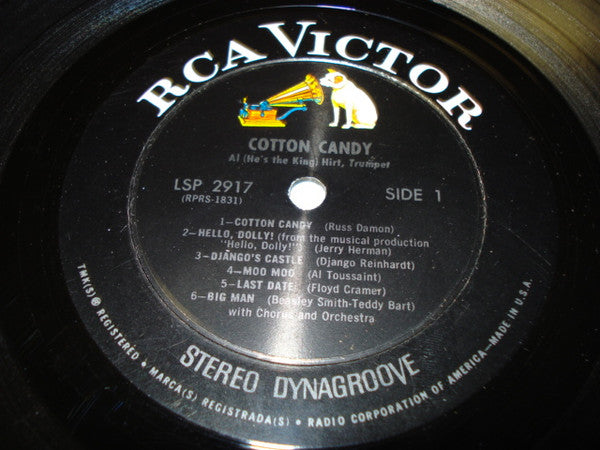 Al Hirt : Cotton Candy (LP, Album, Ind)