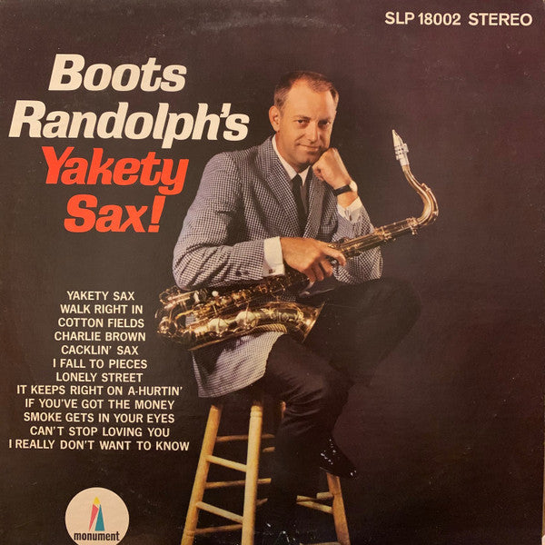 Boots Randolph : Boots Randolph's Yakety Sax! (LP, Album, Pit)