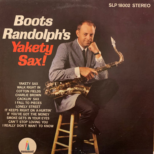 Boots Randolph : Boots Randolph's Yakety Sax! (LP, Album, Pit)
