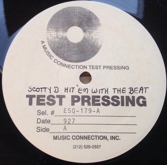 Scotty D : Hit 'Em With The Beat (12", TP)