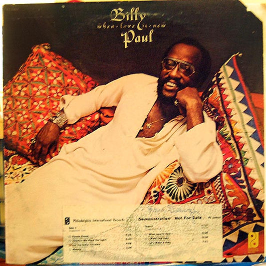 Billy Paul : When Love Is New (LP, Album, Promo)