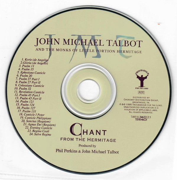 John Michael Talbot And The Monks Of Little Portion Hermitage : Chant From The Hermitage (CD, Album)