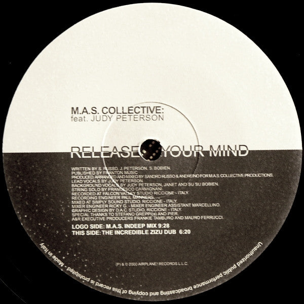 M.A.S. Collective : Release Your Mind (12")