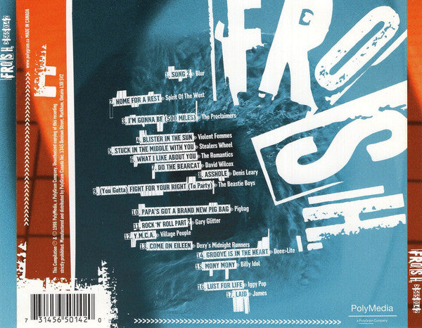 Various : Frosh - "The Unofficial" Soundtrack Of Higher Learning (CD, Comp)