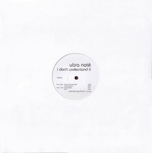 Ultra Naté : I Don't Understand It (12", TP)