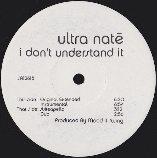 Ultra Naté : I Don't Understand It (12", TP)