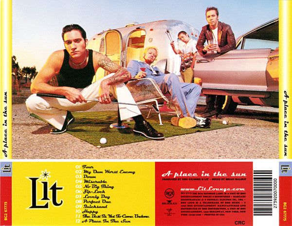 Lit : A Place In The Sun (CD, Album, Club)