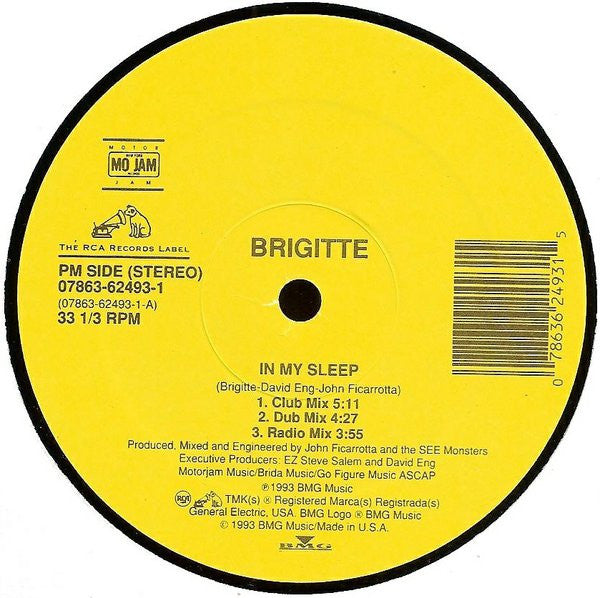 Brigitte (2) : In My Sleep (12")