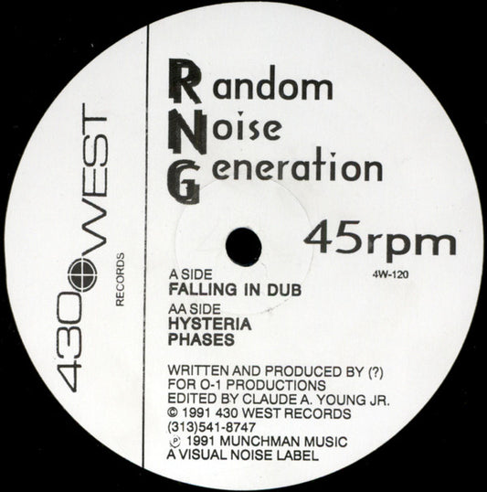Random Noise Generation : Falling In Dub (12")