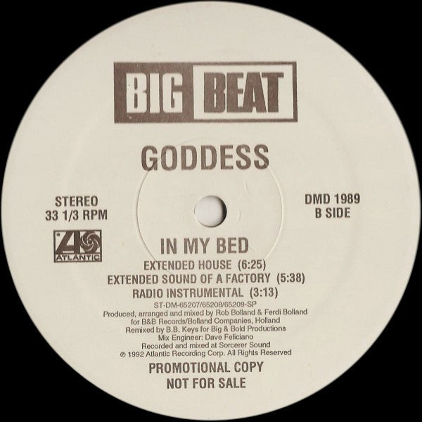 Goddess (2) : In My Bed (12", Promo)