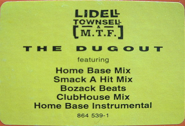Lidell Townsell & M.T.F. : The Dugout (12", Promo)