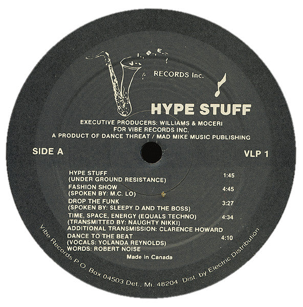 Various : Hype Stuff (You Gotta Move To) (LP, Comp, P/Mixed)