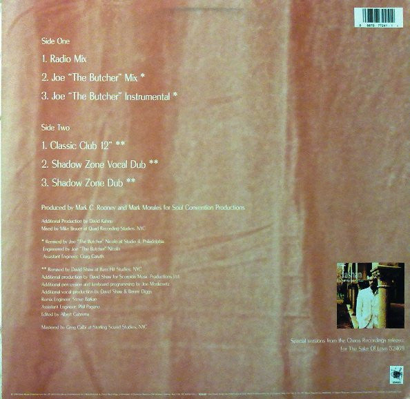 Tashan : Love Is Forever (12")