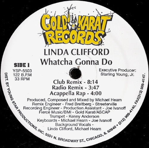 Linda Clifford : Whatcha Gonna Do (12")