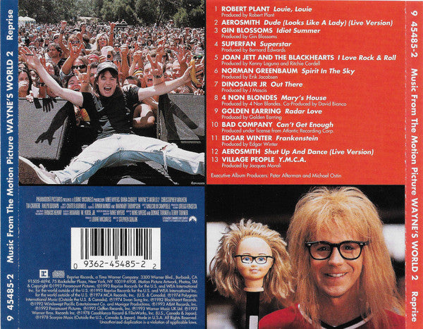 Various : Music From The Motion Picture Wayne's World 2 (CD, Comp)