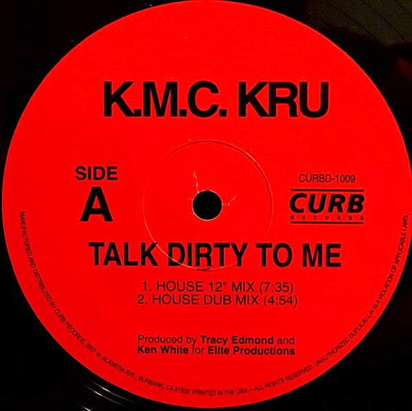 K.M.C. Kru : Talk Dirty To Me (12")