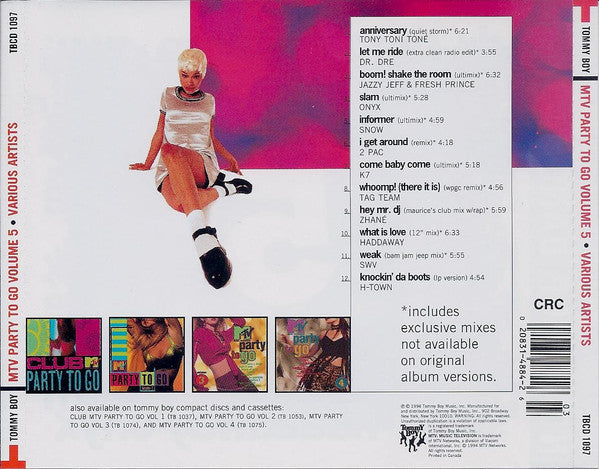 Various : MTV Party To Go Volume 5 (CD, Comp, Club, CRC)