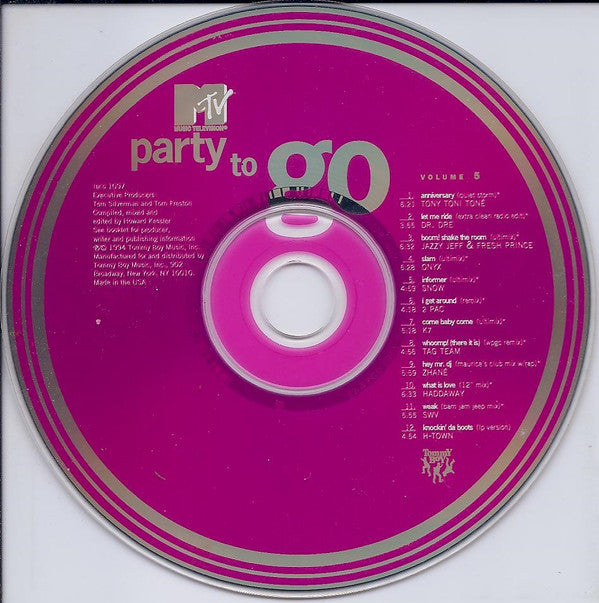 Various : MTV Party To Go Volume 5 (CD, Comp, Club, CRC)