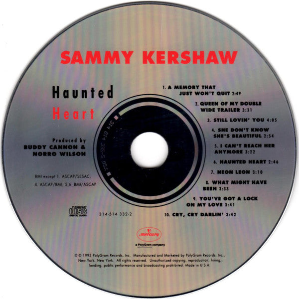 Sammy Kershaw : Haunted Heart (CD, Album)