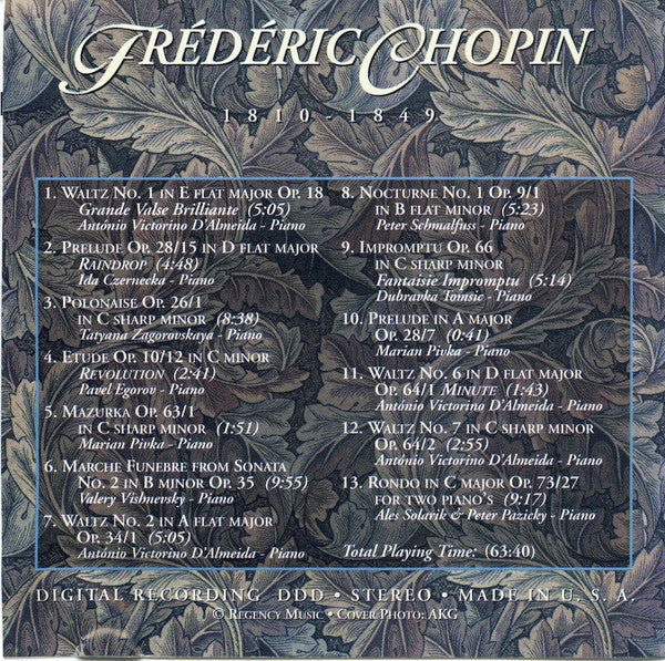 Frédéric Chopin : Chopin (CD, Comp)
