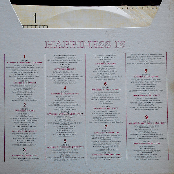 Various : Happiness Is... Up, Up And Away With The Happy Hits Of Today (9xLP, Comp, RE)