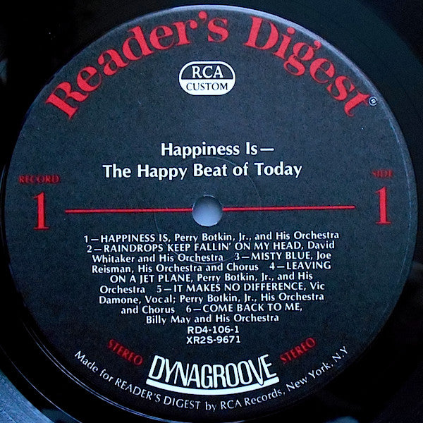 Various : Happiness Is... Up, Up And Away With The Happy Hits Of Today (9xLP, Comp, RE)