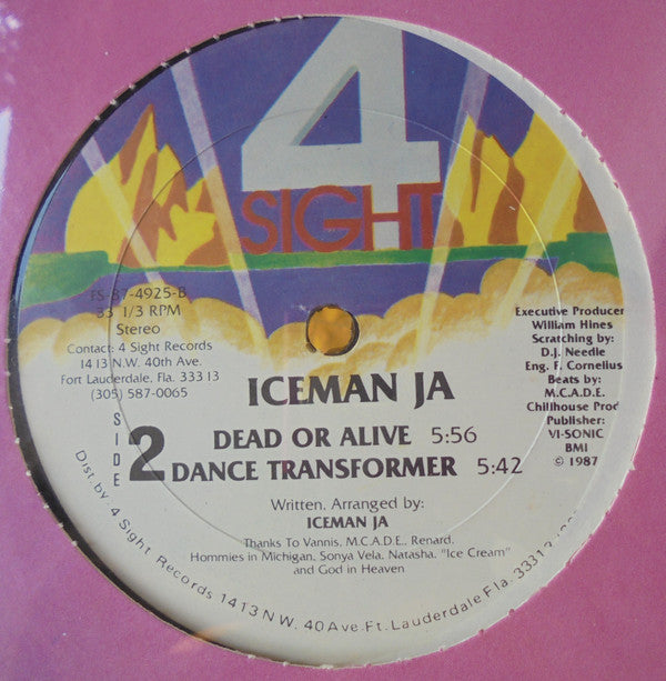 Iceman Ja : Mega Jon's Bass (12")