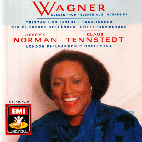 Richard Wagner, Jessye Norman, Klaus Tennstedt, London Philharmonic Orchestra : Szenen Aus: Tristan Und Isolde, Tannhäuser, Der Fliegende Holländer, Götterdämmerung (CD, Comp, RE)