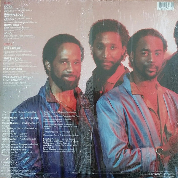 Con Funk Shun : Burnin' Love (LP, Album, 53)