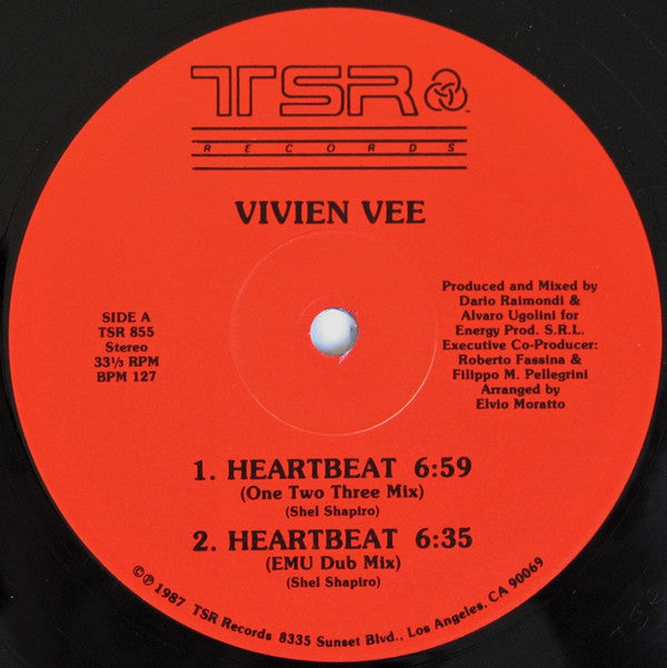 Vivien Vee : Heartbeat (12")