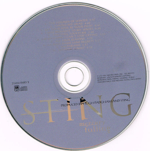 Sting : Mercury Falling (CD, Album)