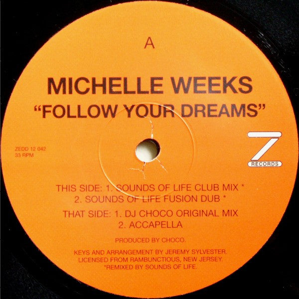 Michelle Weeks : Follow Your Dreams (12")