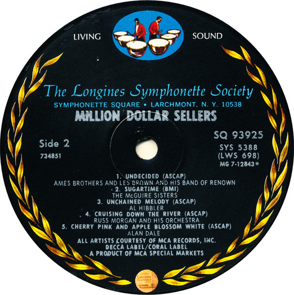 Various : Million Dollar Sellers Volume 1 (LP, Comp)