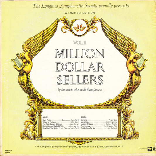 Various : Million Dollar Sellers Volume 2 (LP, Comp)
