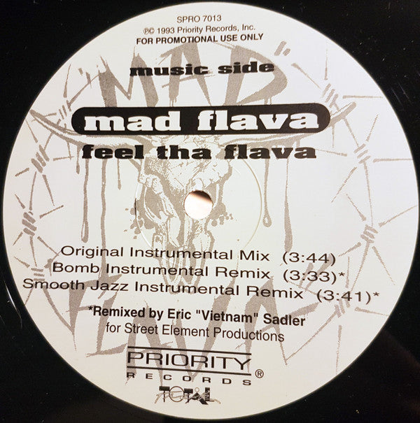 Mad Flava : Feel Tha Flava (12", Promo)