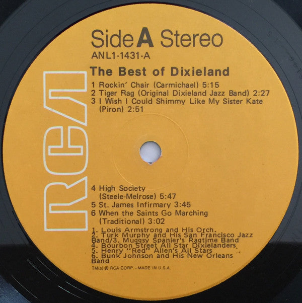 Various : The Best Of Dixieland (LP, Comp, RE)