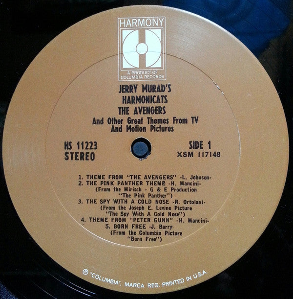 Jerry Murad's Harmonicats : Theme From "The Avengers " (LP)