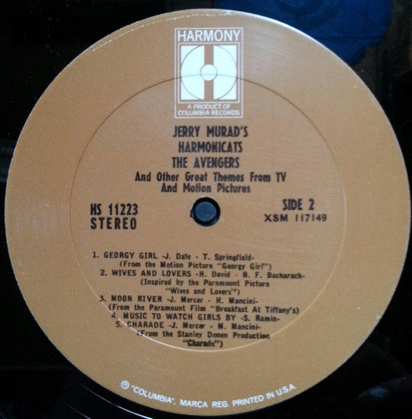 Jerry Murad's Harmonicats : Theme From "The Avengers " (LP)