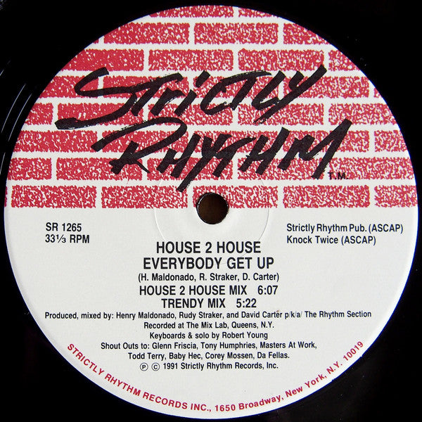 House 2 House : Good Feeling / Everybody Get Up (12")