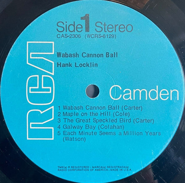 Hank Locklin : Wabash Cannon Ball (LP, Comp)