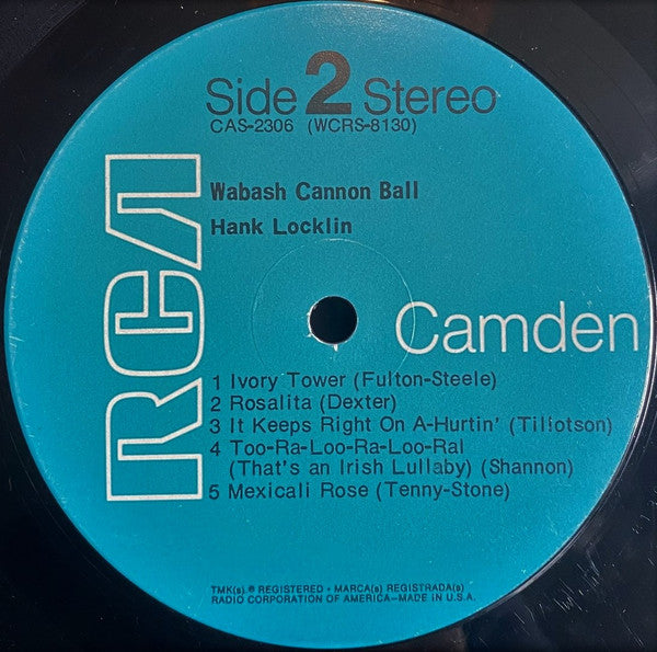 Hank Locklin : Wabash Cannon Ball (LP, Comp)