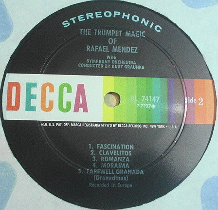 Rafael Mendez : The Trumpet Magic Of Rafael Mendez (LP, Album)