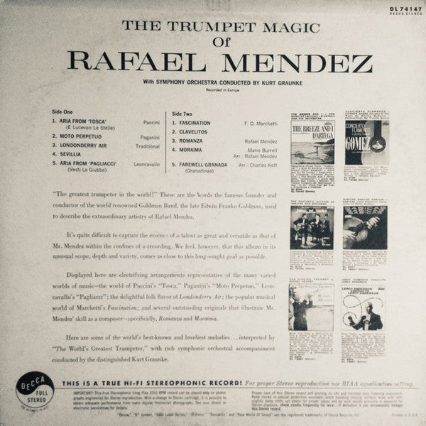 Rafael Mendez : The Trumpet Magic Of Rafael Mendez (LP, Album)