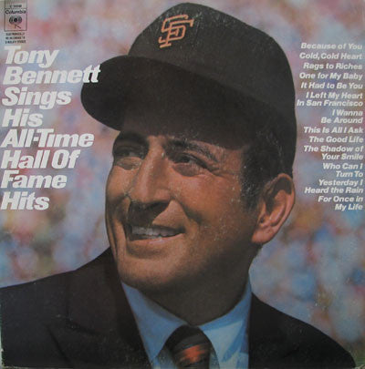 Tony Bennett : Sings His All-Time Hall Of Fame Hits (LP, Comp, Pit)