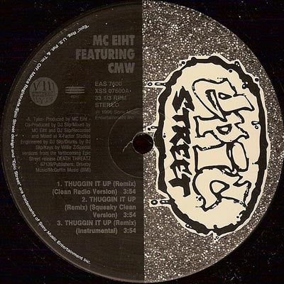 MC Eiht Featuring CMW : Thuggin It Up (12", Promo)