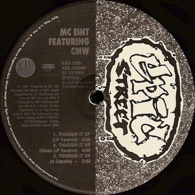 MC Eiht Featuring CMW : Thuggin It Up (12", Promo)