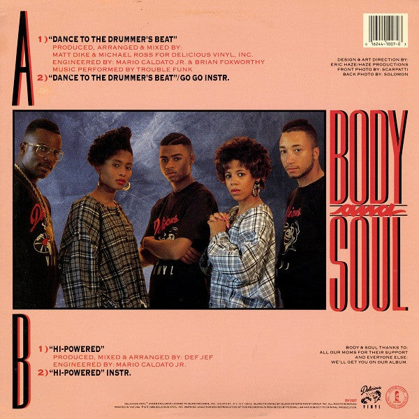 Body And Soul (2) : Dance To The Drummer's Beat (12")
