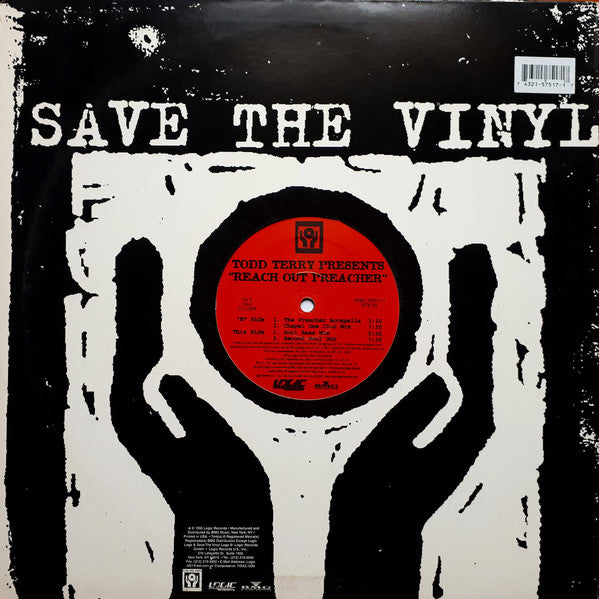 Todd Terry : Reach Out Preacher (12")