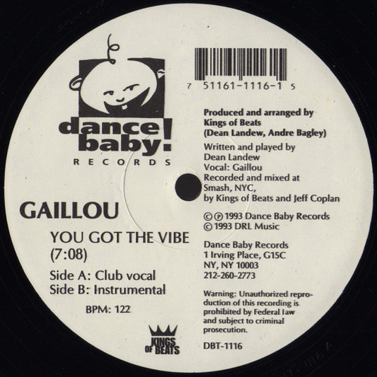 Gaillou : You Got The Vibe (12")