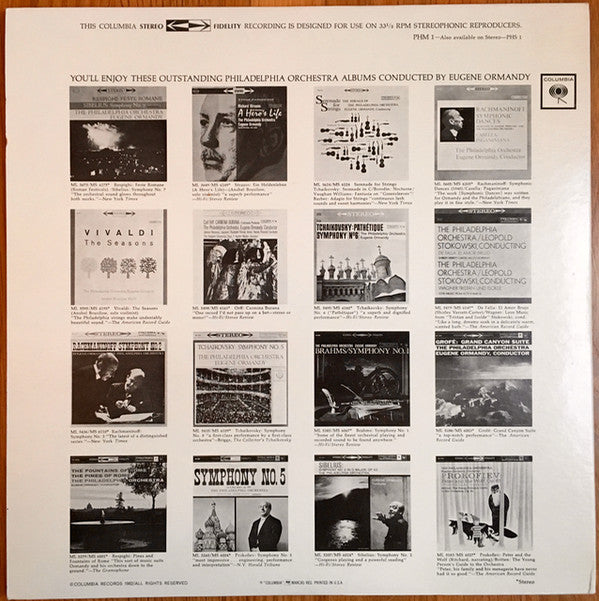 The Philadelphia Orchestra, Eugene Ormandy : The Magnificent Sound Of The Philadelphia Orchestra (2xLP, Comp)